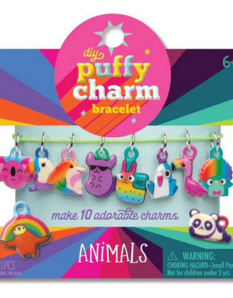 Craft-tastic: DIY 10 Puffy Charms: Assorted Styles - Ages 6+