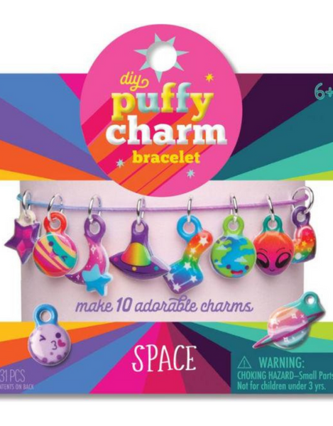 Craft-tastic: DIY 10 Puffy Charms: Assorted Styles - Ages 6+