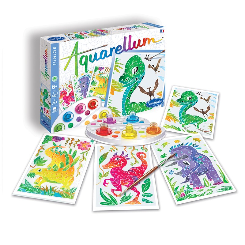 Aquarellum Junior: Dinosaurs - Ages 6+