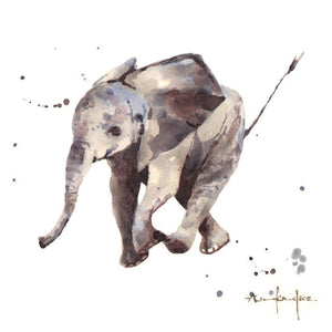 Hubert Elephant - Blank Card