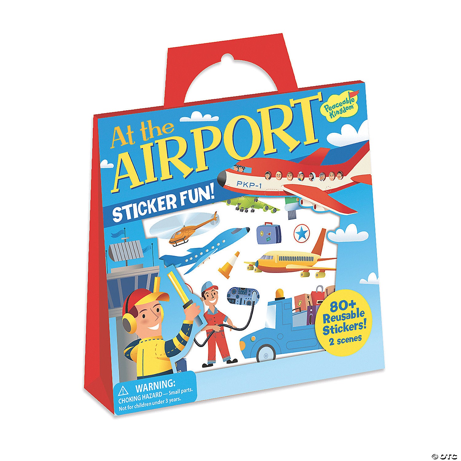 Reusable Sticker Tote: At the Airport - Ages 3+