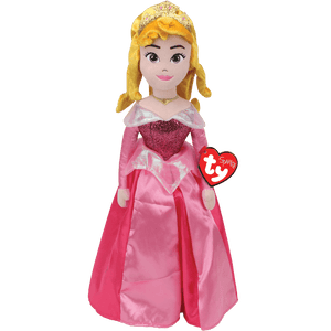 TY: Aurora Plush Doll (Sleeping Beauty) - Ages 3+