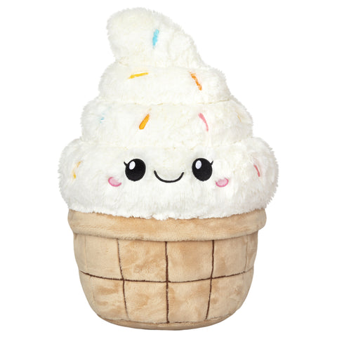 Squishable: Comfort Food Vanilla Soft Serve Ice Cream II - Ages 3+