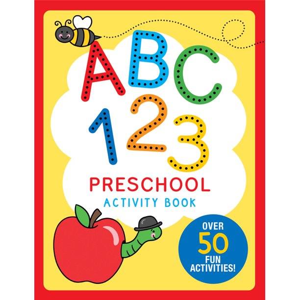 ABC 123 Preschool Activity Book - Ages 3+