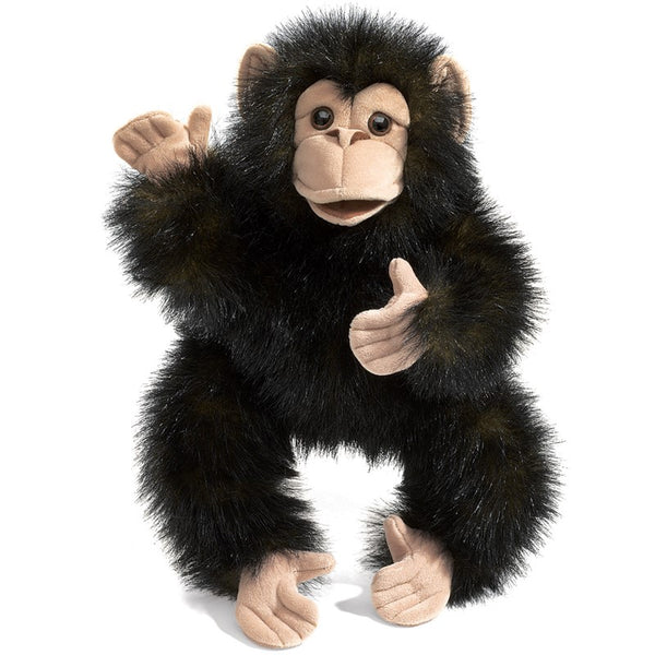 Folkmanis: Baby Chimpanzee Puppet - Ages 3+