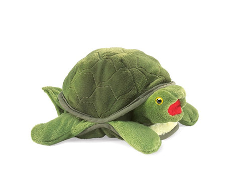 Folkmanis: Baby Turtle Puppet - Ages 3+