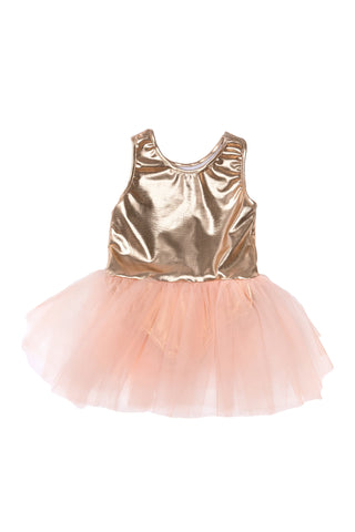Ballet Tutu Dress: Rose Gold - Multiple Sizes Available