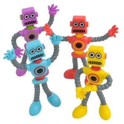 Loot Bendable Robot Asst Colours Ages 3 Playful Minds