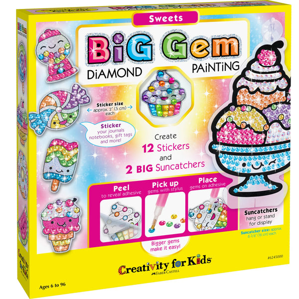Big Gem Diamond Painting: Sweets - Ages 6+