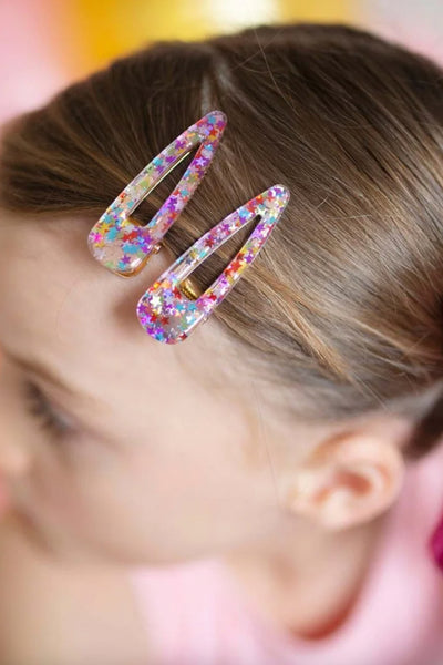 Boutique Gel Sparkle Hairclips - Ages 3+
