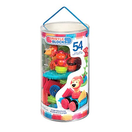 Bristle Blocks: 54 Piece Jungle Adventure Bucket - Ages 2+