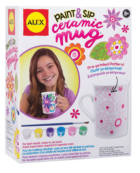 Paint & Sip Ceramic Mug - Ages 8+