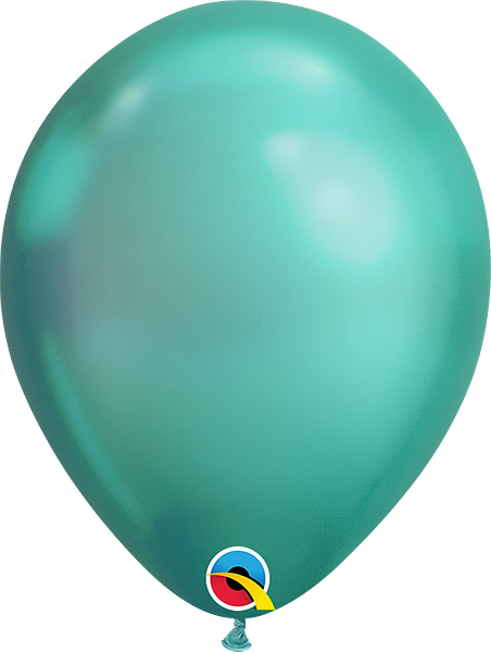 11" Latex Balloon: Chrome