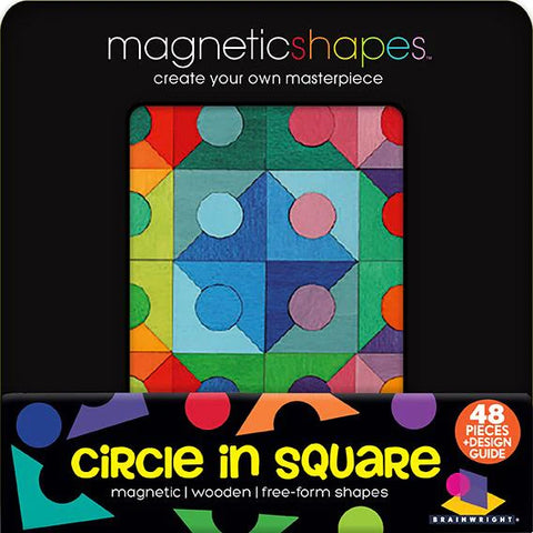 Magnetic Shapes: Circle in Square - Ages 8+