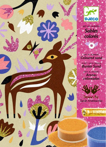 Djeco: Coloured Sand - Woodland Wonderland - Ages 6+