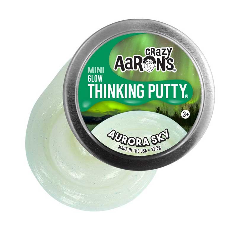 Thinking Putty: Aurora Sky 2" Mini Tin - Ages 3+