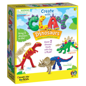 Create with Clay Dinosaurs  - Ages 5+