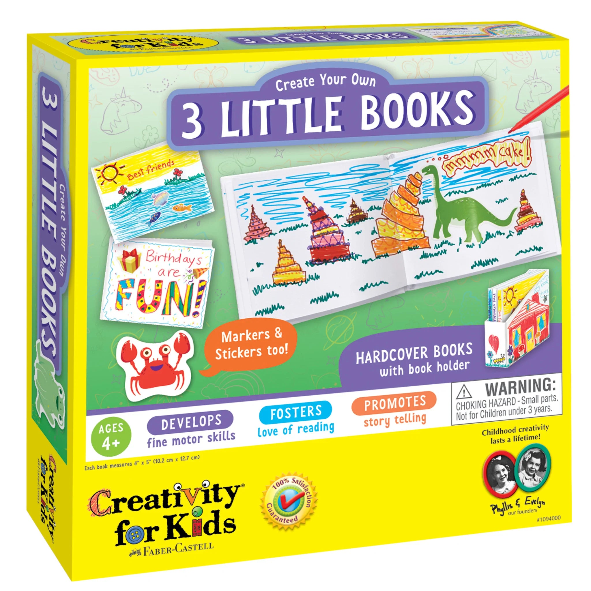 Create Your Own 3 Little Books - Ages 4+