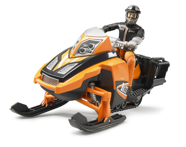 Snowmobile with Driver and Accessories - Ages 4+