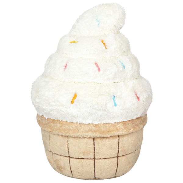 Squishable: Comfort Food Vanilla Soft Serve Ice Cream II - Ages 3+