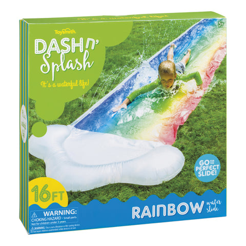 Dash N Splash Rainbow Slide - Ages 5+