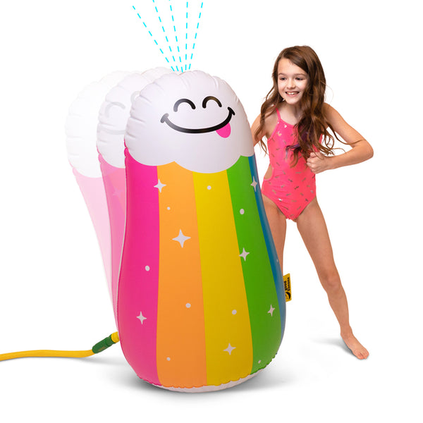 Rainbow Wiggle Wobble Splashy Sprinkler - Ages 3+