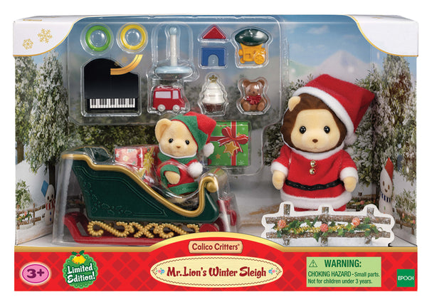 Mr. Lion's Winter Sleigh - Ages 3+