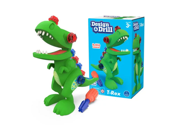 Design & Drill Take-Apart T-Rex STEM Building Toy