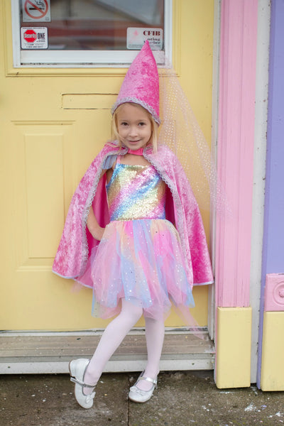 GP: Diamond Sparkle Cape Dark Pink - Multiple Sizes Available