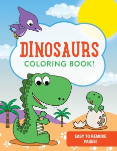 AB: Dinosaurs Colouring Book - Ages 3+