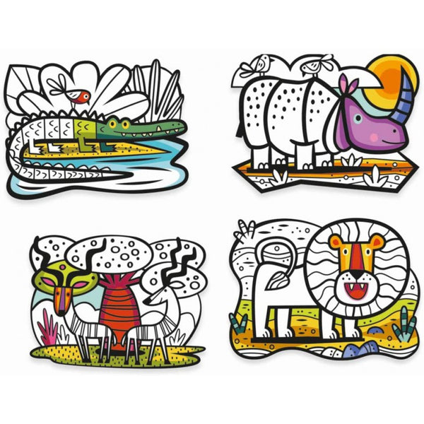 Colouring / Animals of the Savannah - Ages 3+