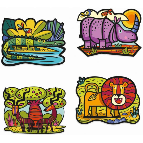 Colouring / Animals of the Savannah - Ages 3+