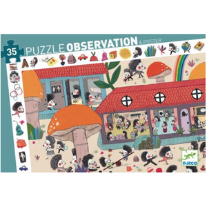 Observation Puzzle / The Hedgehog School / 35pcs - Ages 3+