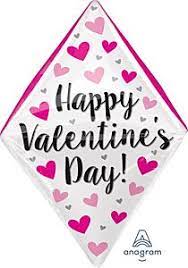 Happy Valentine's Day Gem Balloon 25"