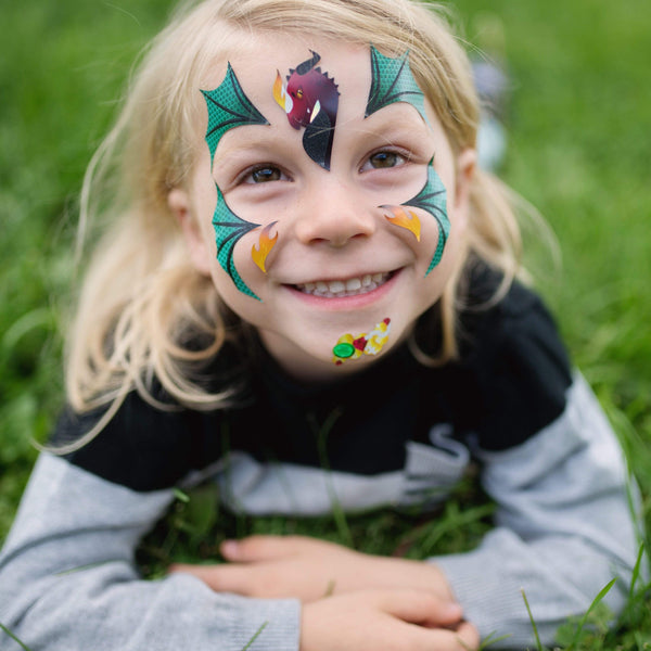 Dragon Face Stickers - Ages 3+