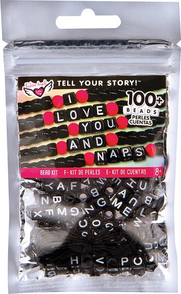 Tell Your Story Ens. alphabet beads- Black Cube Ages 8+