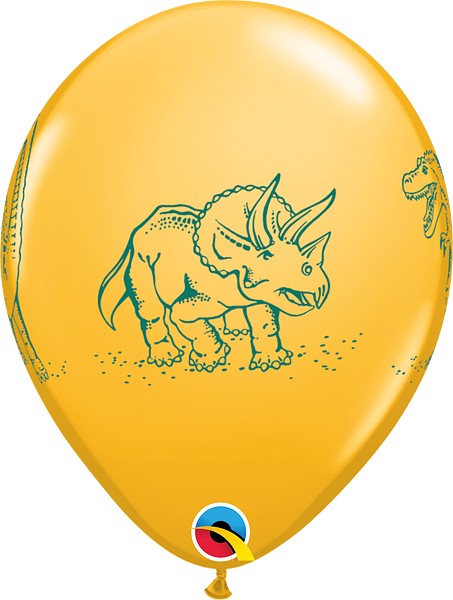 Dinosaurs in Action Latex Balloon 11"