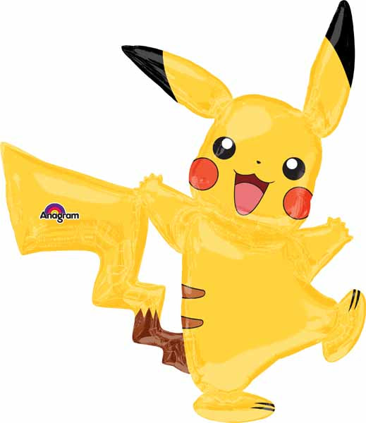 36" AirWalkers® Balloon: Pokémon Pikachu