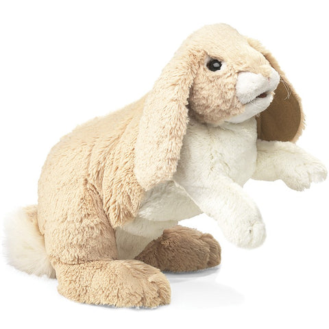 Folkmanis: Floppy Bunny Rabbit Puppet - Ages 3+