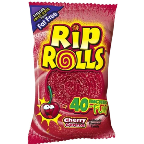 Rip Rolls Cherry Candy