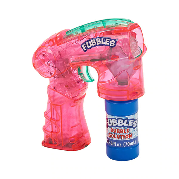 Fubbles Light Up Bubble Blaster: Multiple Colours Available - Ages 3+