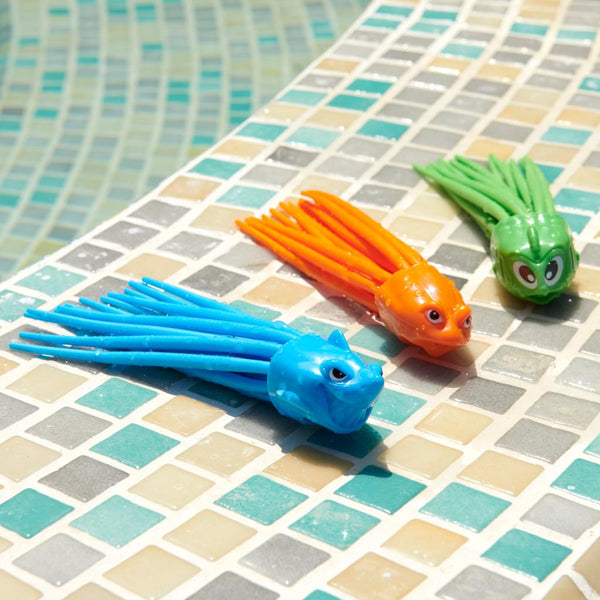 SquiDivers Pool Diving Toy: 3 Pack - Ages 5+