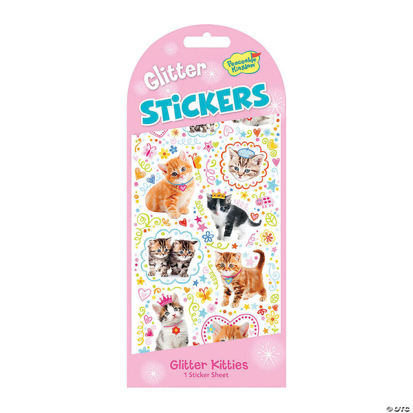 Glitter Stickers: Kitties - Ages 3+