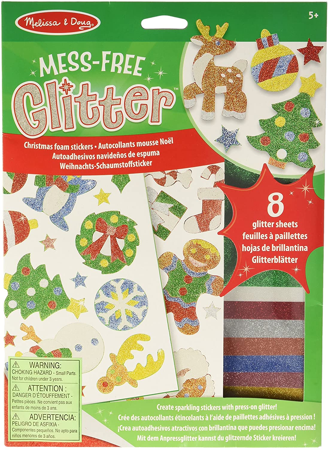 Mess-Free Glitter: Christmas Foam Stickers - Ages 5+ – Playful Minds