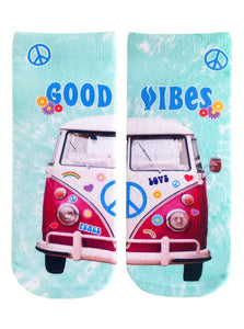 Good Vibes Ankle Socks - One size fits most