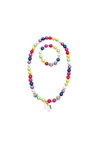 Gumball Rainbow Necklace & Bracelet Set - Ages 3+