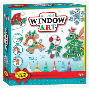 Easy Sparkle Window Art: Holiday - Ages 6+