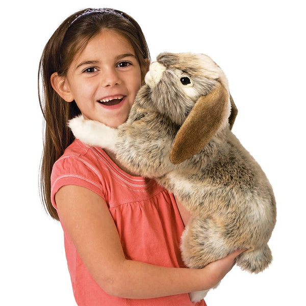 Folkmanis: Holland Lop Rabbit Puppet - Ages 3+