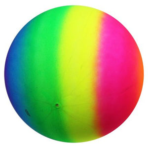 Inflatable Vinyl Rainbow Ball 9" - Ages 3+