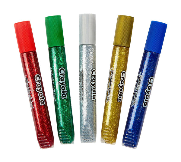 Crayola Washable Glitter Glue - 5 Count